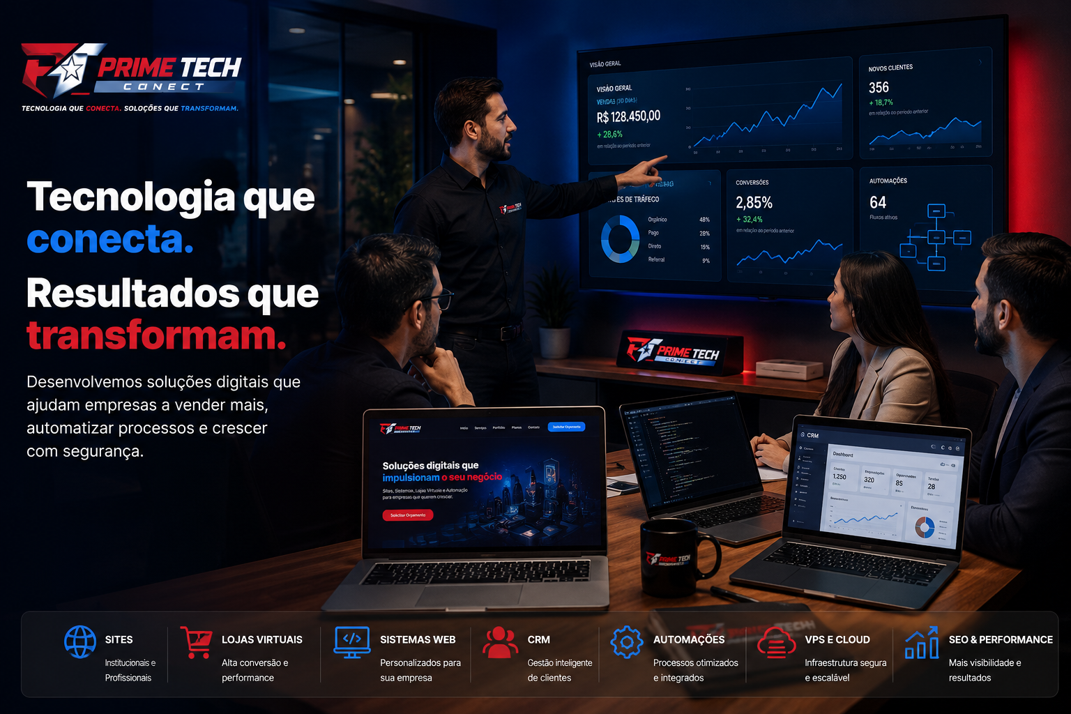 Tecnologia que conecta. Resultados que transformam.